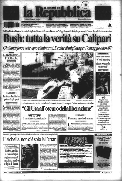 Il lunedì de La repubblica